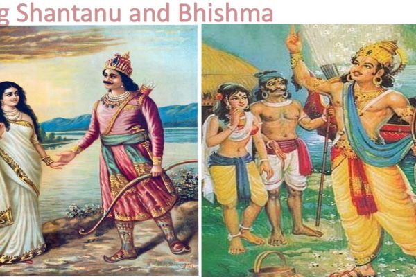 King Shantanu and Bhishma