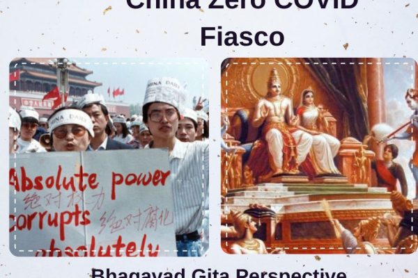 China’s Zero COVID fiasco – Bhagavad Gita Perspective