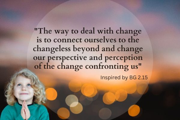 The way to deal with change