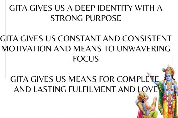 What Gita gives to us